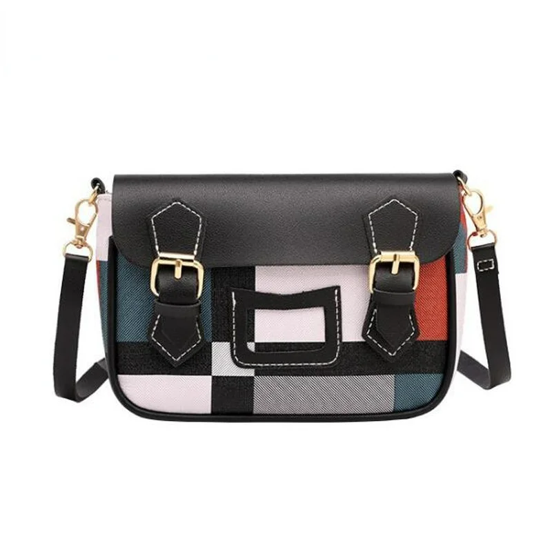 

Casual Small Shoulder Bag Panelled Flap Crossbody Bags for Women Messenger Bags Fashion Lady Handbags