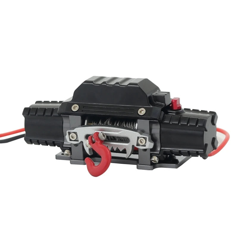 

Double Motor Metal Simulated Winch for 1/10 RC Crawler Car Axial SCX10 TRAXXAS TRX4 RC4WD D90 KM2 Parts Accessories