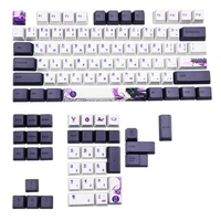 w3jd 113 keys purple datang keycap pbt sublimation keycaps oem profile mechanical keyboard keycap chinese style gk61 gk64