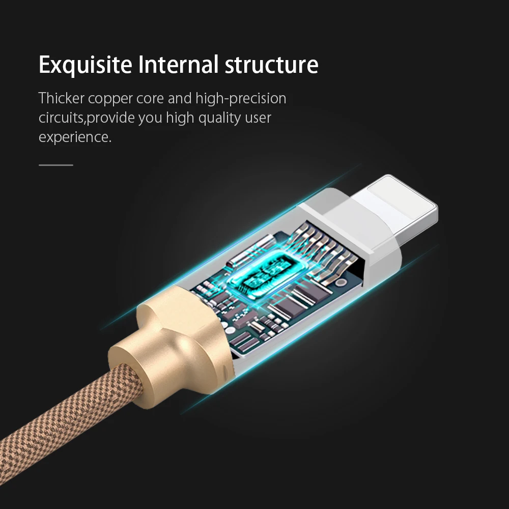 USB кабель ORICO металлический для быстрой зарядки и синхронизации данных из нейлона