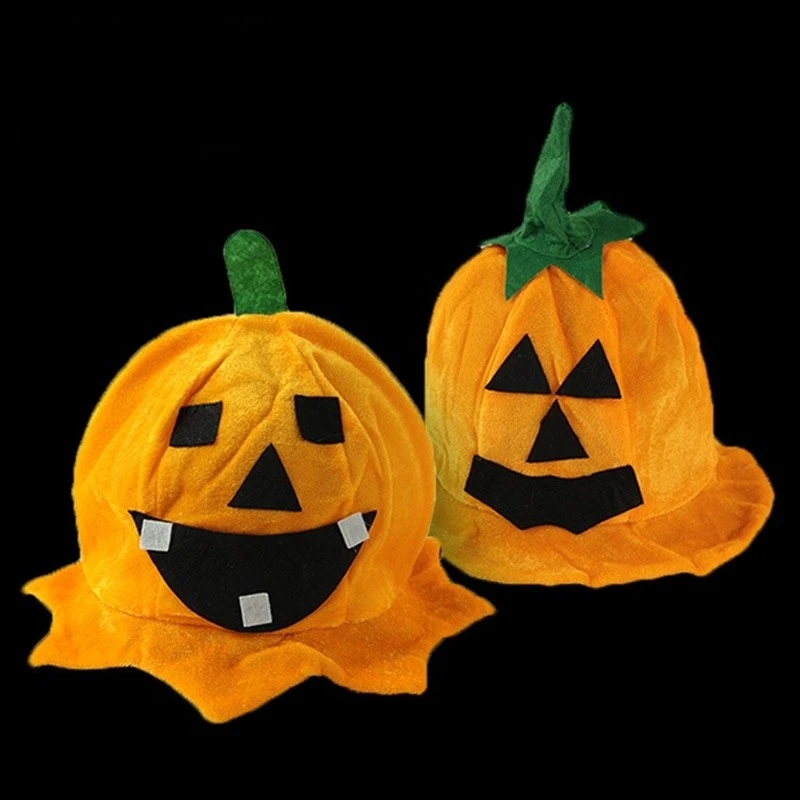 

Милая шапка с тыквой для вечерние НКИ, подарок на день рождения для взрослых и детей, оранжевый декоративный Забавный реквизит, Рождество