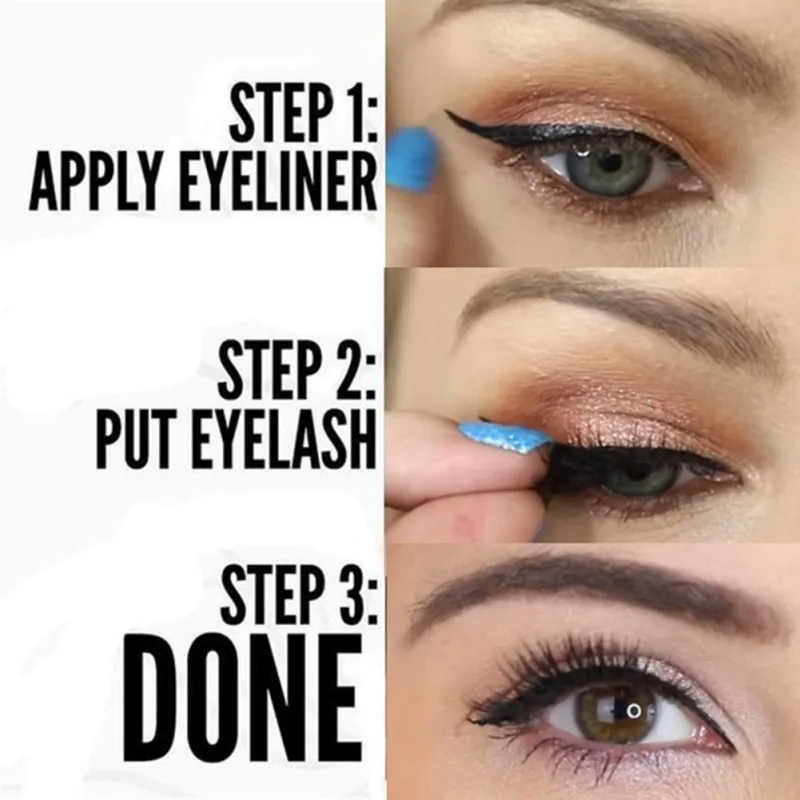 Magnetic Liquid Eyeliner With False Eyeashes Waterproof Natural Easy To Wear Makeup Tool Wholesale 06 |