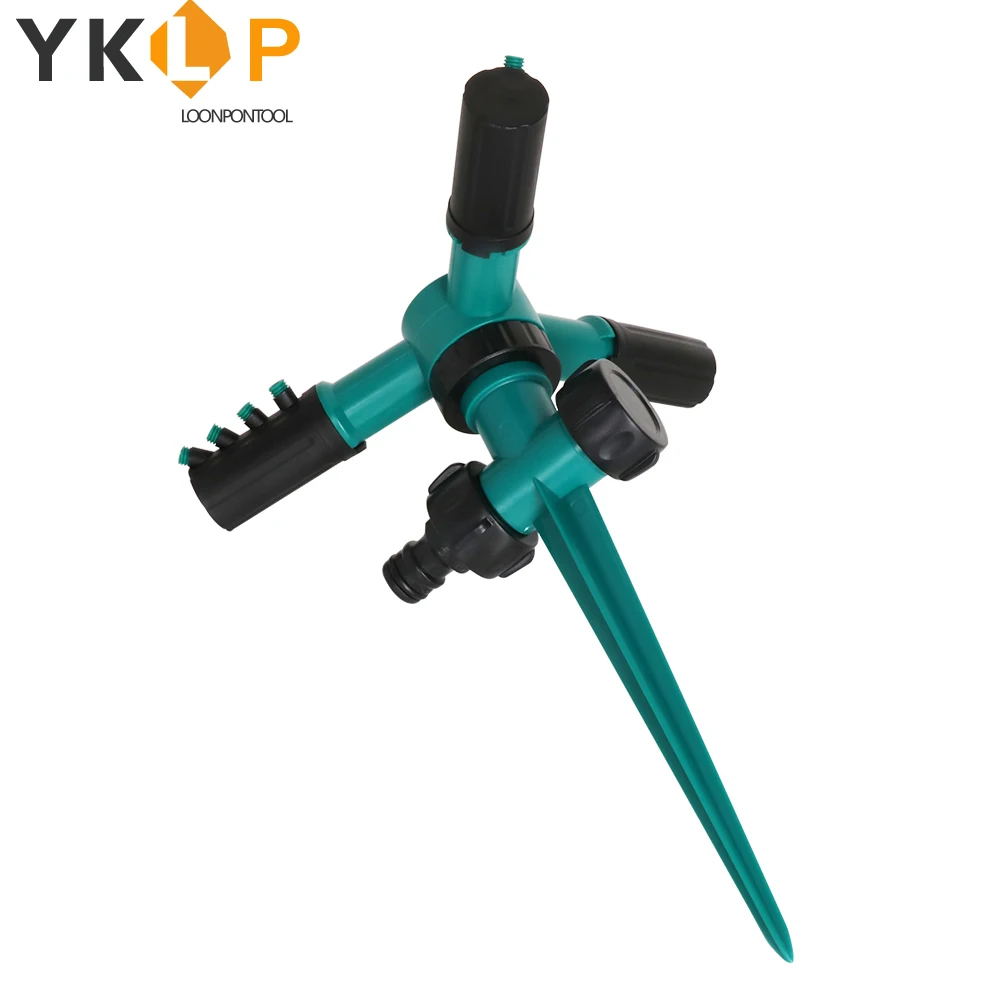 ABS пластик сад Разбрызгиватель 360 автоматический вращающийся газон