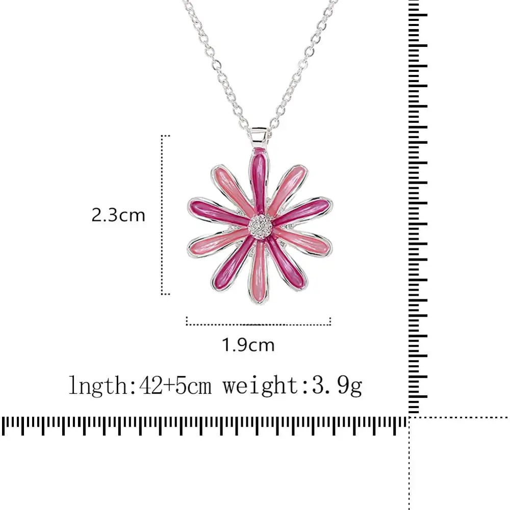Оригинальный дизайн подвески и ожерелья с маргаритками модное женское колье