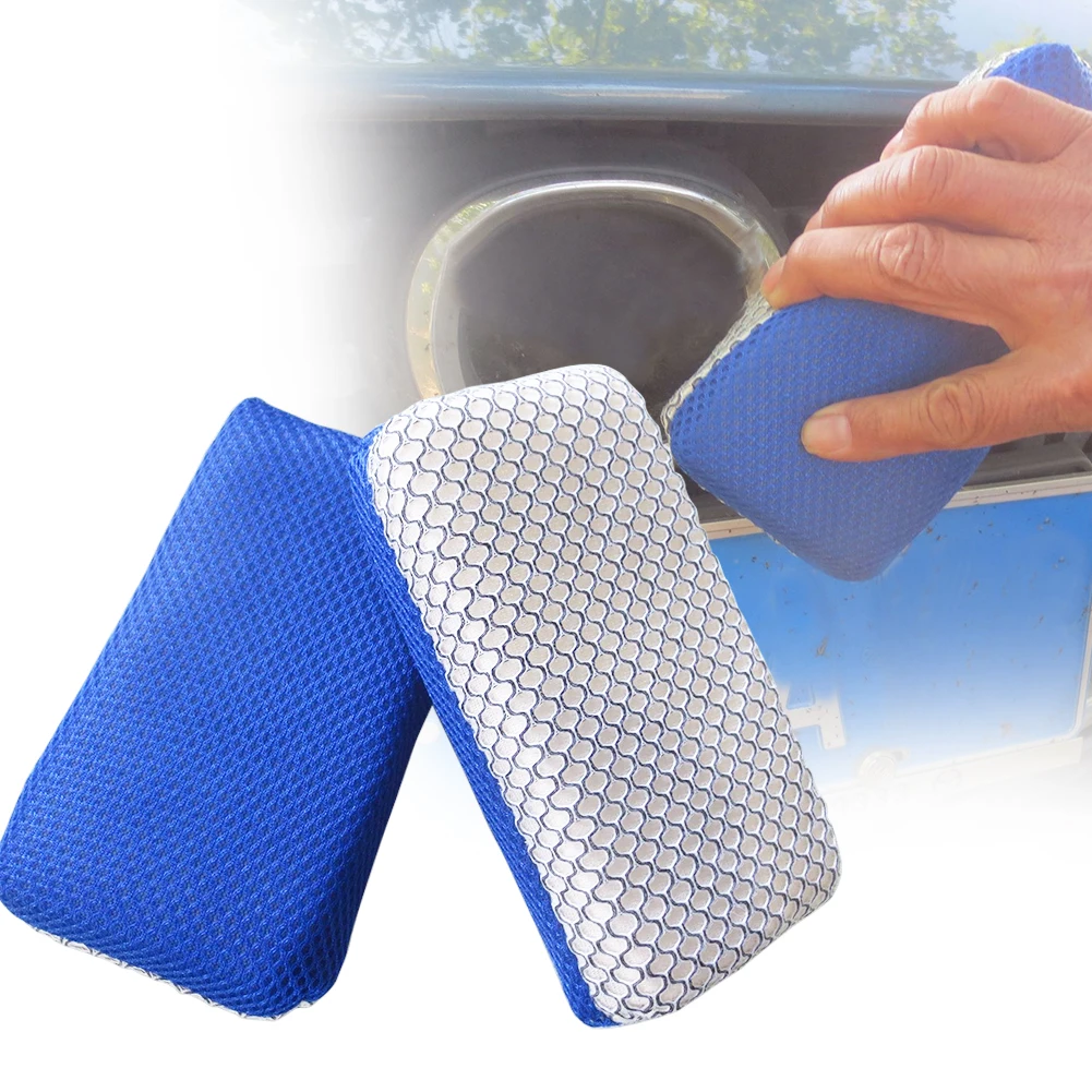 Большой размер автомобиля мягкая моющаяся губка Чистящая Подушка Толстая