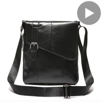 Genuine Leather Shoulder Messenger Women Men Bag Crossbody Briefcase Business Work Office For Portable Handbag Male Female Retro