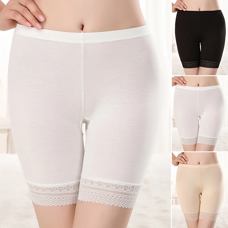 

Summer Woman Girls Shorts Panties Girl Underwear Solid Legging Boxer Briefs Safety Lace Pants Lingeries