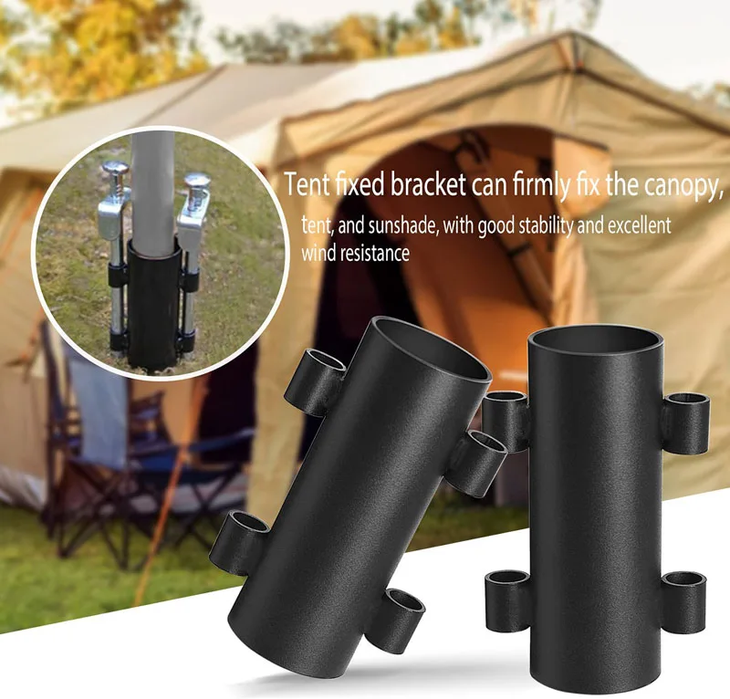 

Outdoor Tent Pole Holder Camping Tent Accessories Tent Bracket Support Pole Telescopic Canopy Pole Holder Accessories