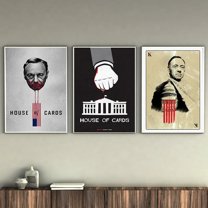 

House of Cards Wall Art Kids Room Canvas Paintings Cafe Bar Modular Home Art Decor Pictures