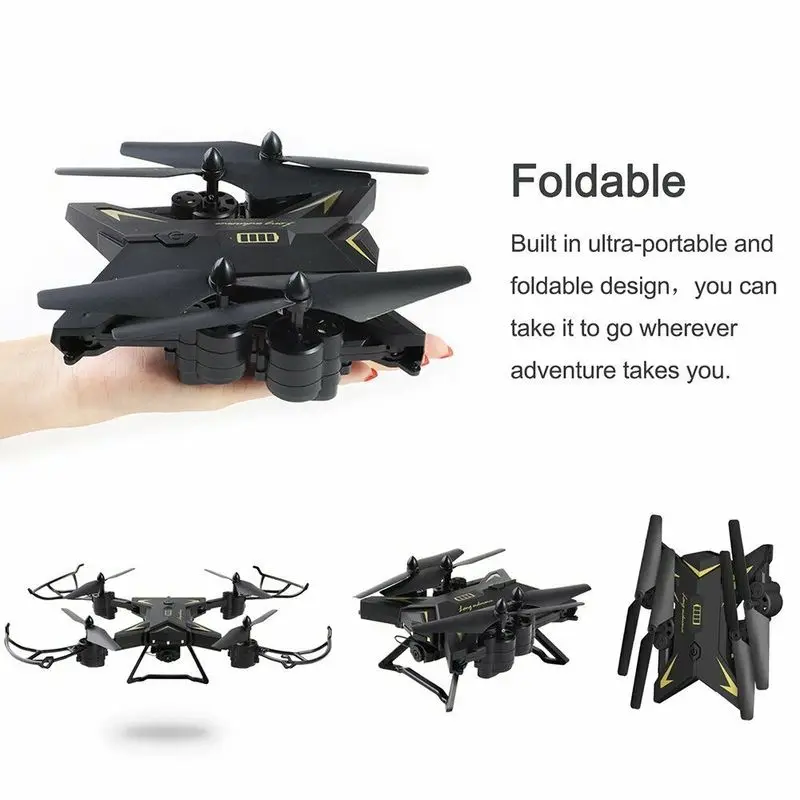 Дрон Квадрокоптер FPV камера RC вертолет с 5MP KY601SW HD 1080P широкоугольный аккумулятор
