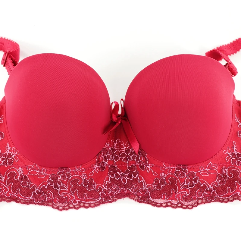 Xiushiren Demi Bras for Women Push Up Underwired B C Cup Adjustable Sexy Bra Smooth Top Lingerie Solid Underwear | Женская одежда