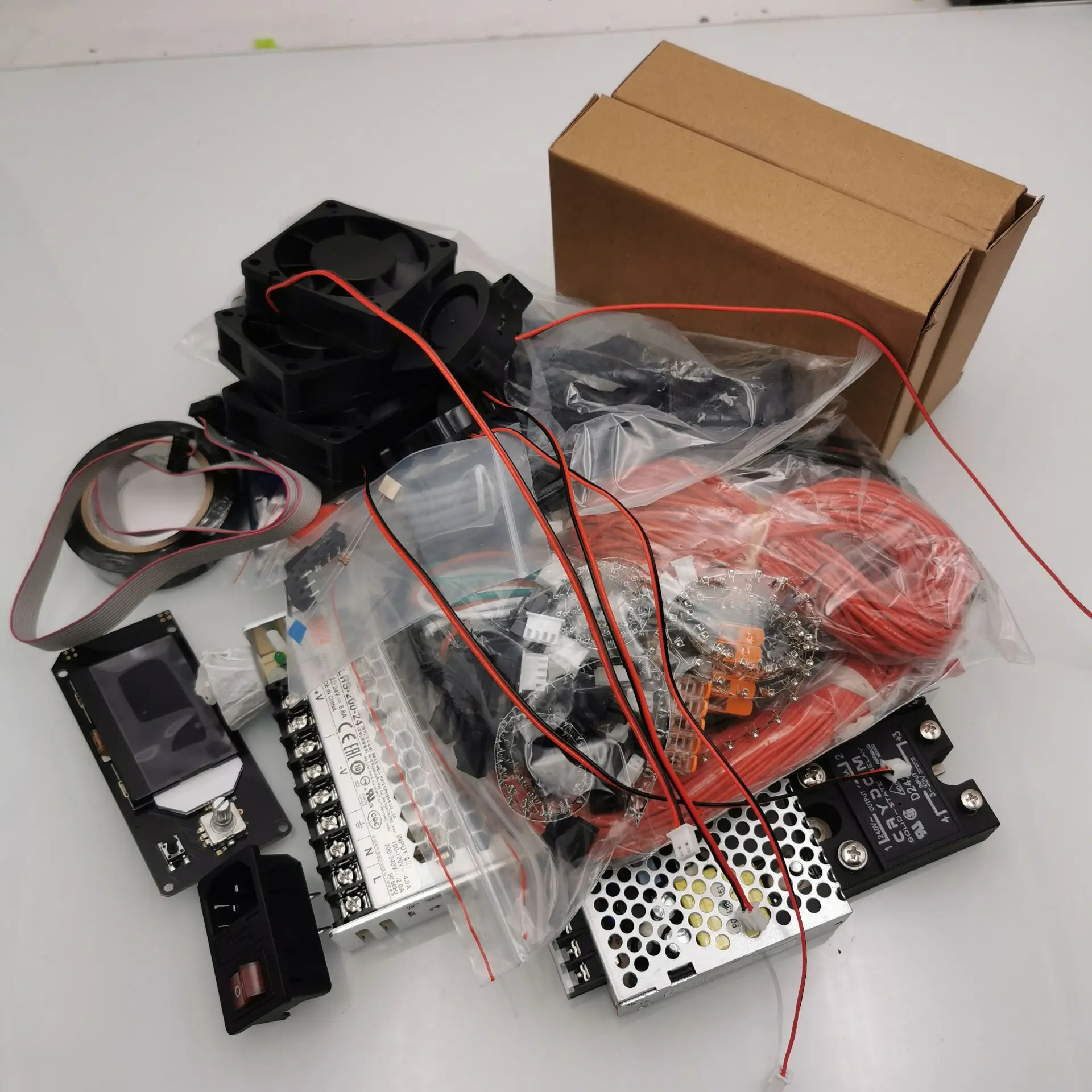 Funssor VORON 2 4 3D принтер DIY SKR1.3 набор электронных деталей Meanwell power TMC2209 комплект