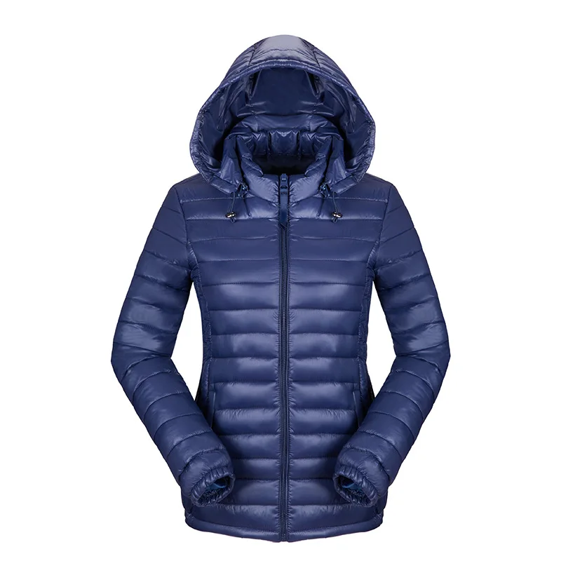 Модные легкие куртки для девочек облегающая короткая женская парка с капюшоном