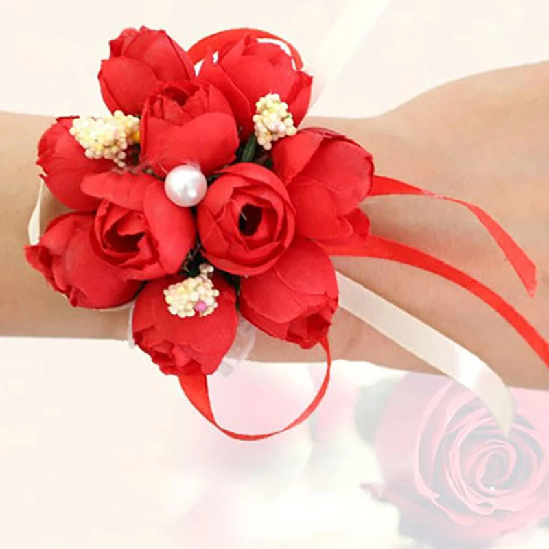Креативный дизайн свадебные искусственные шелковые цветы на голову подружки