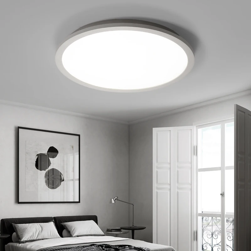 Белый современный светодиодный потолочный светильник lampara de techo для гостиной