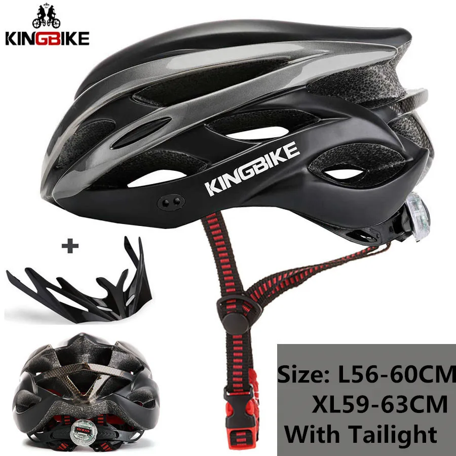 KINGBIKE, новинка, MTB, дорожный шлем, велосипедный, для женщин и мужчин, интегрально формованный, ультра-светильник, шлем, велосипедные шлемы, светильник, capacete ciclismo - Цвет: J-872-titan