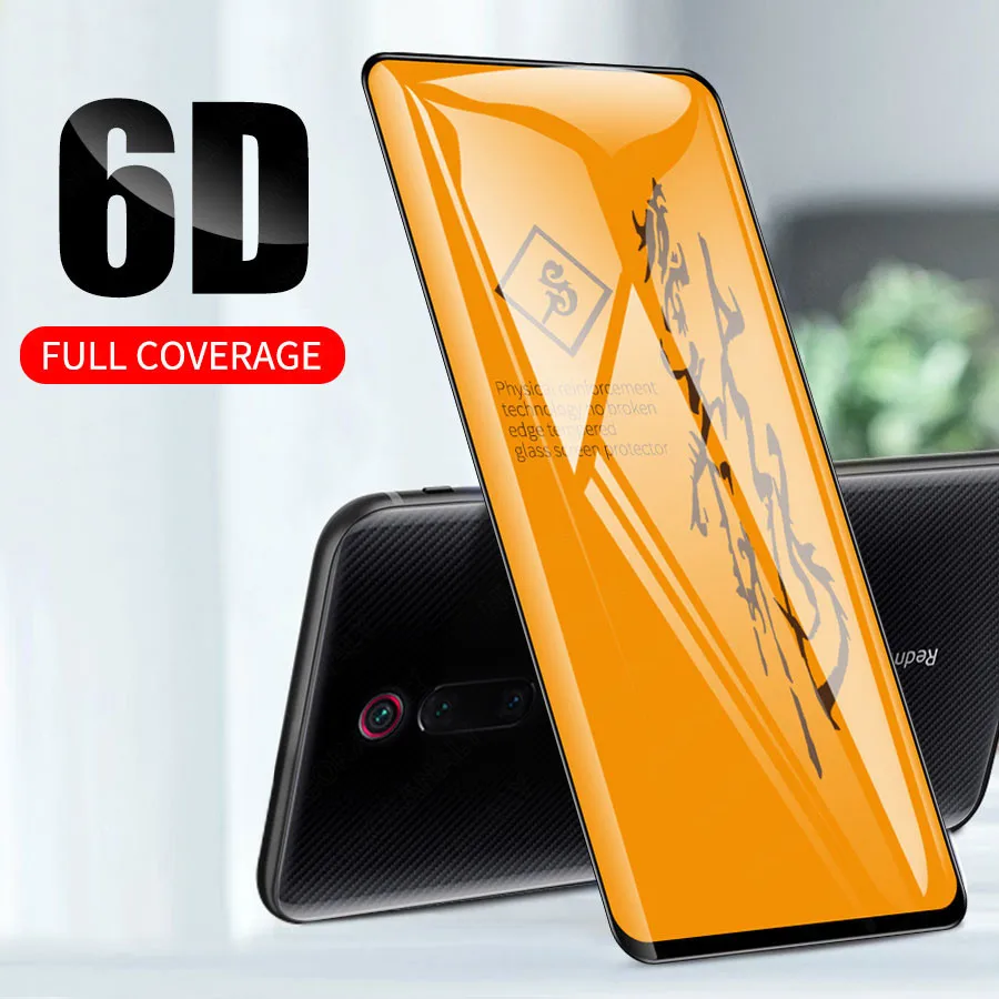 6D полное клеевое Покрытие Закаленное стекло для Xiaomi Mi 9 9SE Защитная пленка экрана