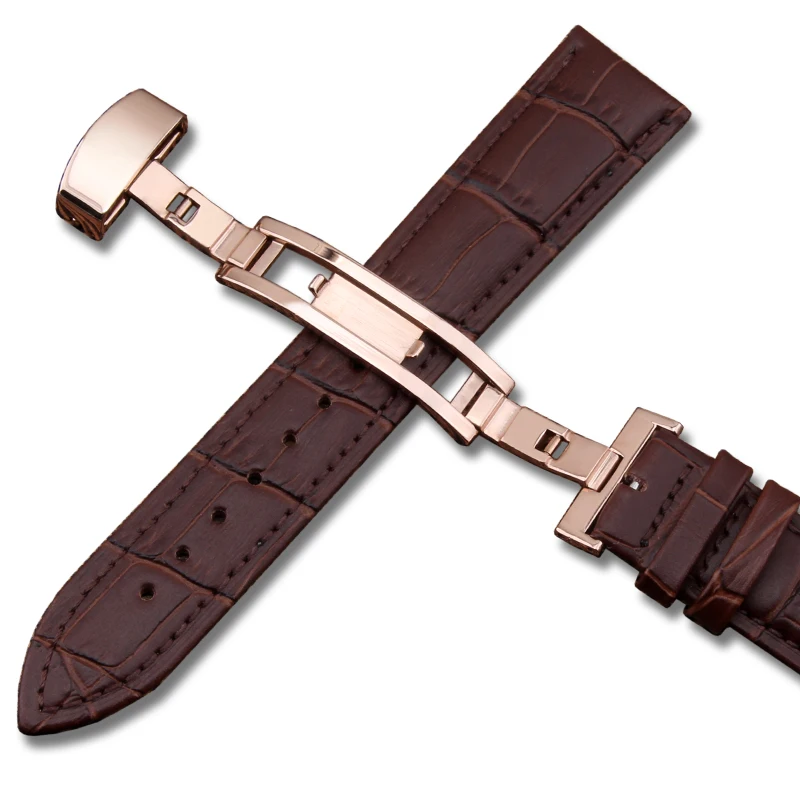 Ремешок из натуральной кожи для часов Tissot Longines Mido Гамильтон браслет со стальной