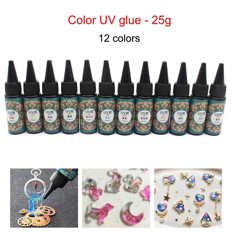 1 шт. УФ смола 25 г ультрафиолетовая отверждаемая эпоксидная для изготовления