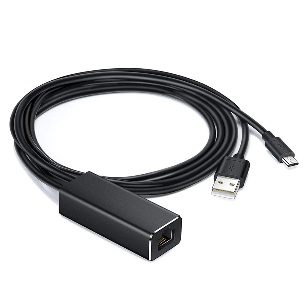 Сетевая карта Micro USB/RJ45 480 м адаптер питания для телевизора | Компьютеры и офис