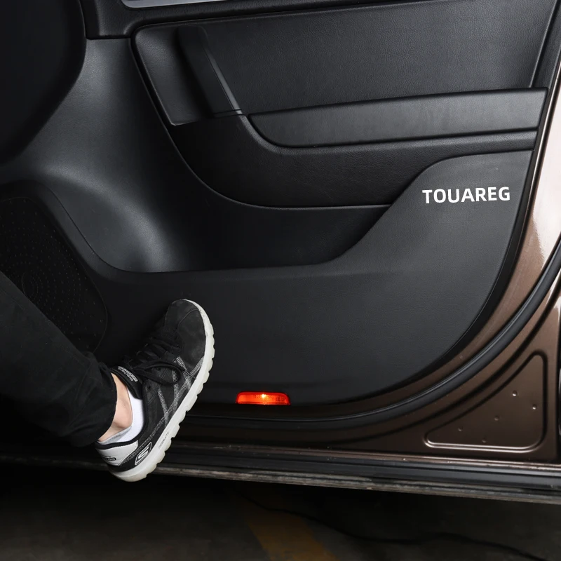 

Для Volkswagen Toureg от 2011 до 2018 Автомобильная дверь, противоударный коврик, украшение для автомобиля, декоративная Автомобильная наклейка