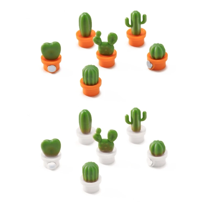

6x магниты на холодильник с изображением кактуса, милые украшения для дома и офиса