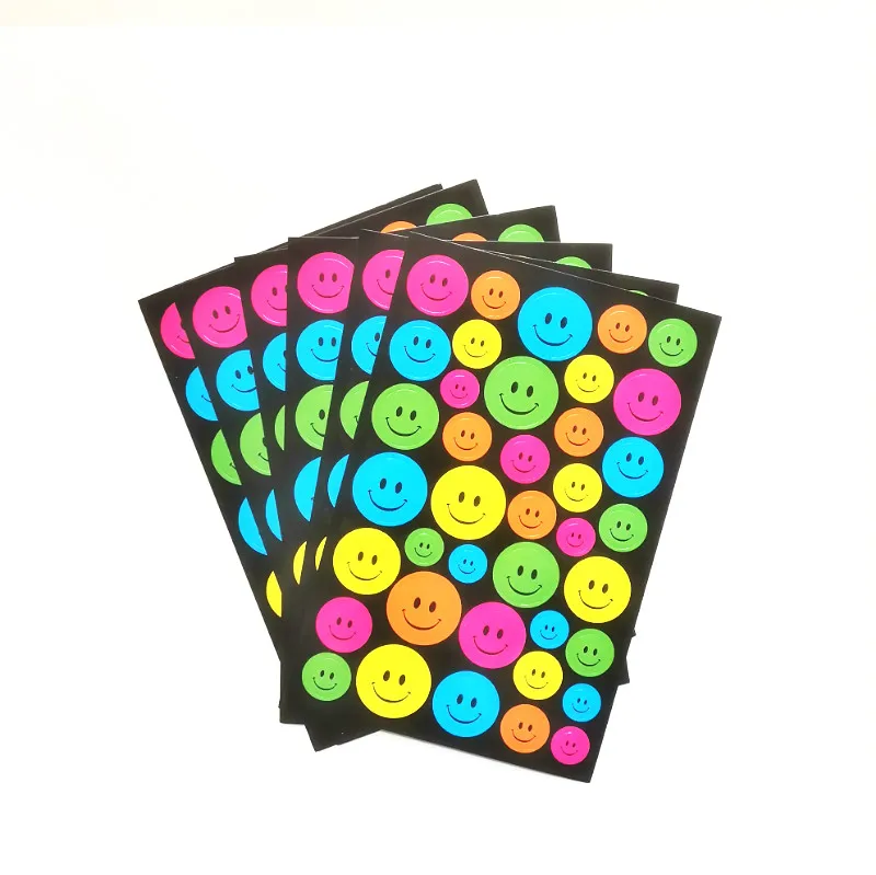 

6pcs Colorful Smile expression paper sticker Organizer Calendar Diary Book Planner Scrapbook Decoration Diary Sticker papeleria