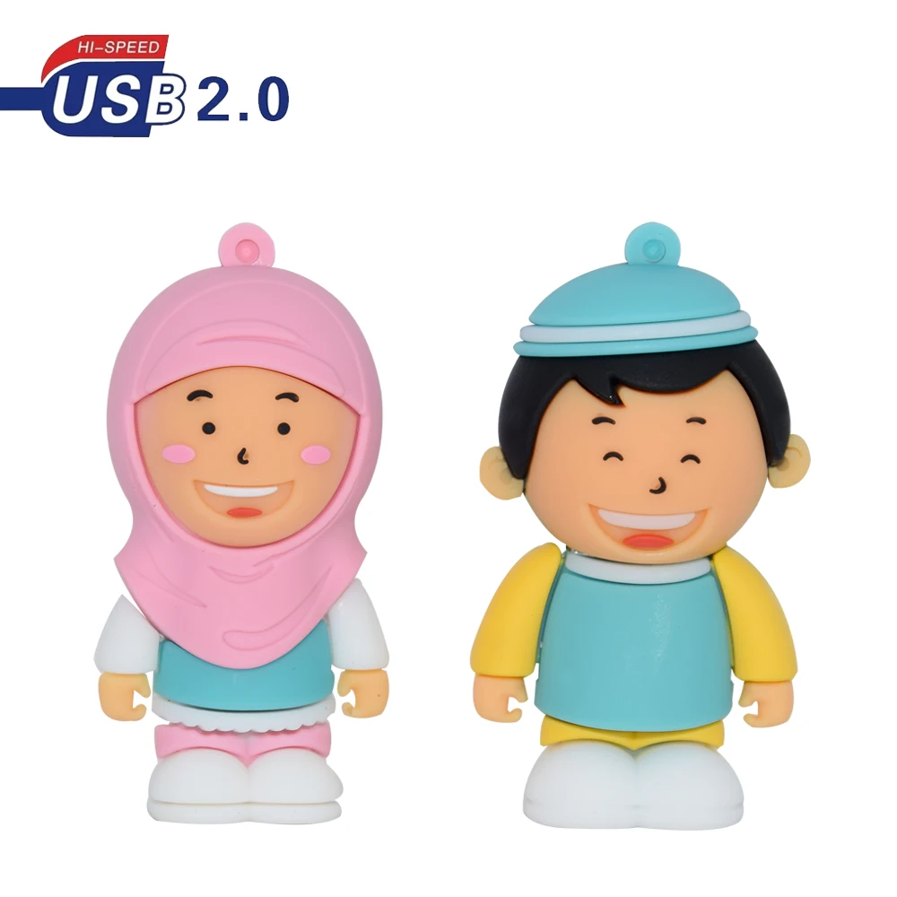 

USB флэш-накопитель 128 ГБ Дубай мультфильм характер ручка-накопитель 64 ГБ 32 ГБ, для подарка usb флэш-память 16 ГБ 8 ГБ флэш-накопитель 4 Гб U-диск