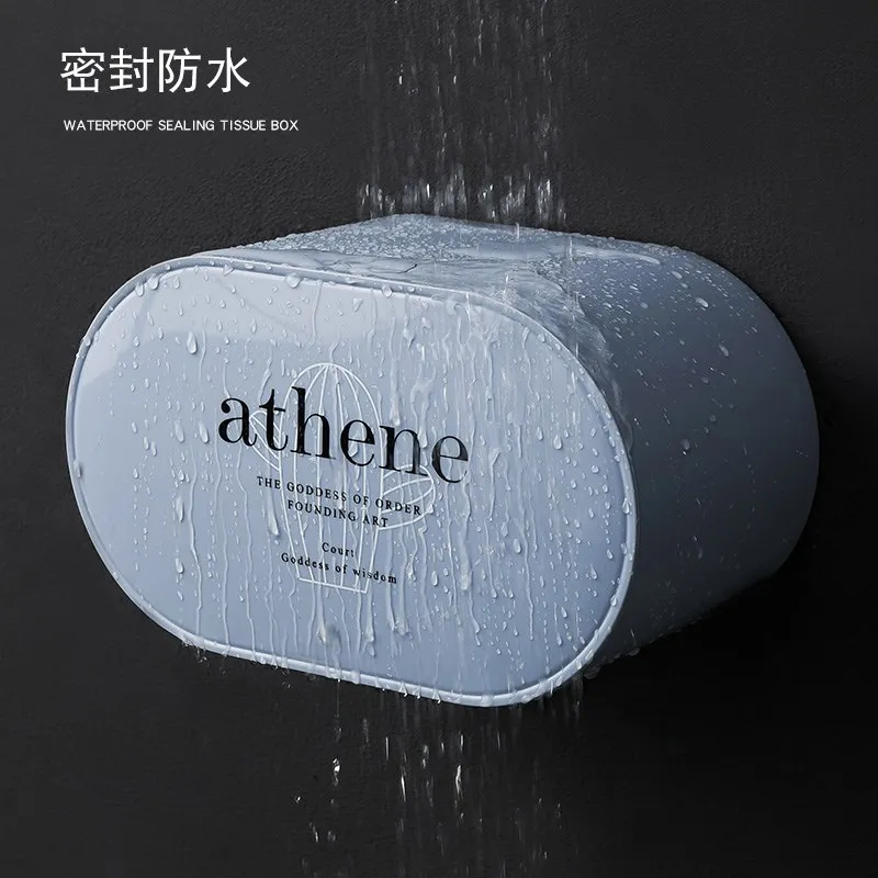 Водонепроницаемый настенный держатель для туалетной бумаги в скандинавском