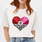 Свободная уличная одежда Харадзюку, футболки с надписью HAKUNA MATATA, модная футболка с принтом Диснея, Король Лев, женские повседневные футболки унисекс в стиле панк