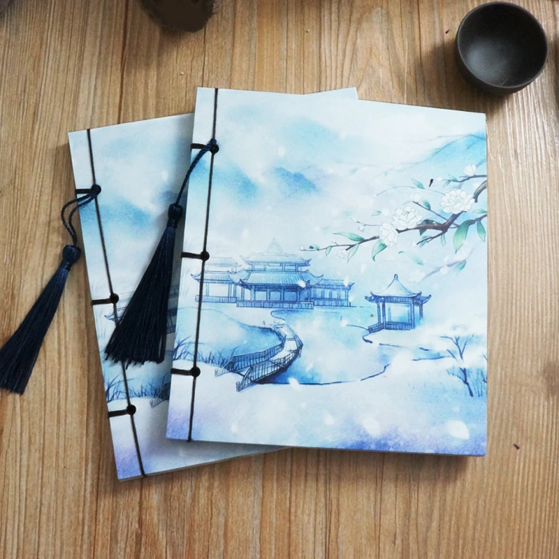 Оригинальный декоративный блокнот ручной работы в древнем китайском стиле с