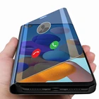 Умный зеркальный флип-чехол для Samsung Galaxy A21S, кожаный чехол-книжка с подставкой для Samsung Galax A21 S A 21 S 21 S samsun A21S, чехлы