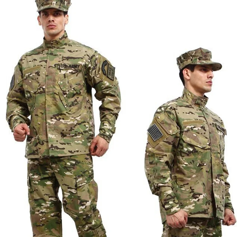 

Army Tactical German Flecktarn Uniform Combat Airsoft Shirt + Pants Camouflage Suit Special Forces Hunting Uniforms for Men's