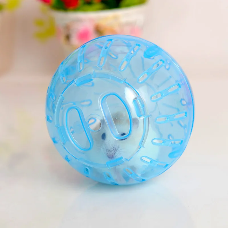 

Plastic Pet Rodent Mice Jogging Ball Hamster Gerbil Rat Exercise Portable Funny Solid Hamster Running Balls Play Toys Accessory
