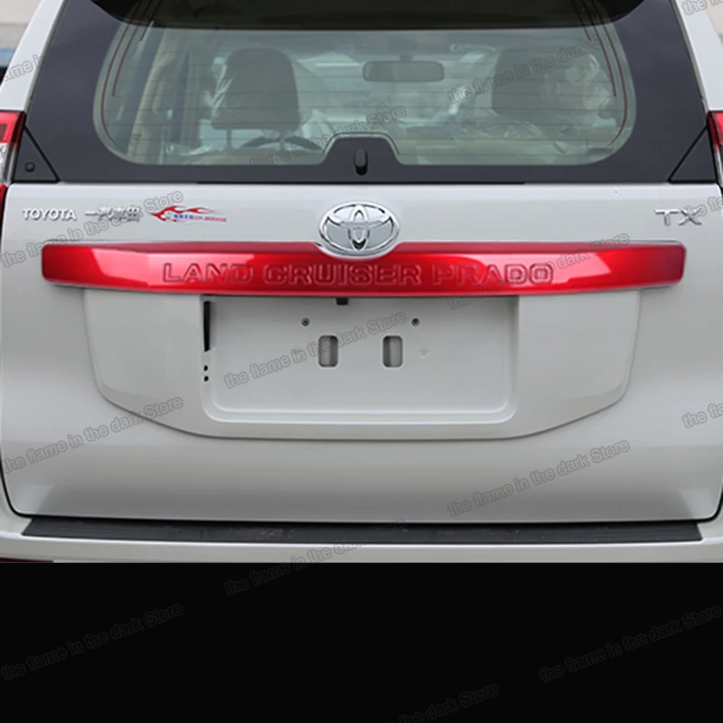 lsrtw2017 abs car taildoor trims for toyota land cruiser prado 2010 2012 2013 2015 2018 2020 150 accessories 2017 2019 2011 | Автомобили и