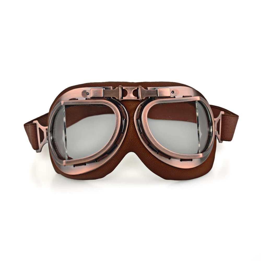 

Motorcycle Helmet Steampunk Glasses Flying Goggles Vintage Pilot Biker Eyewear Goggles