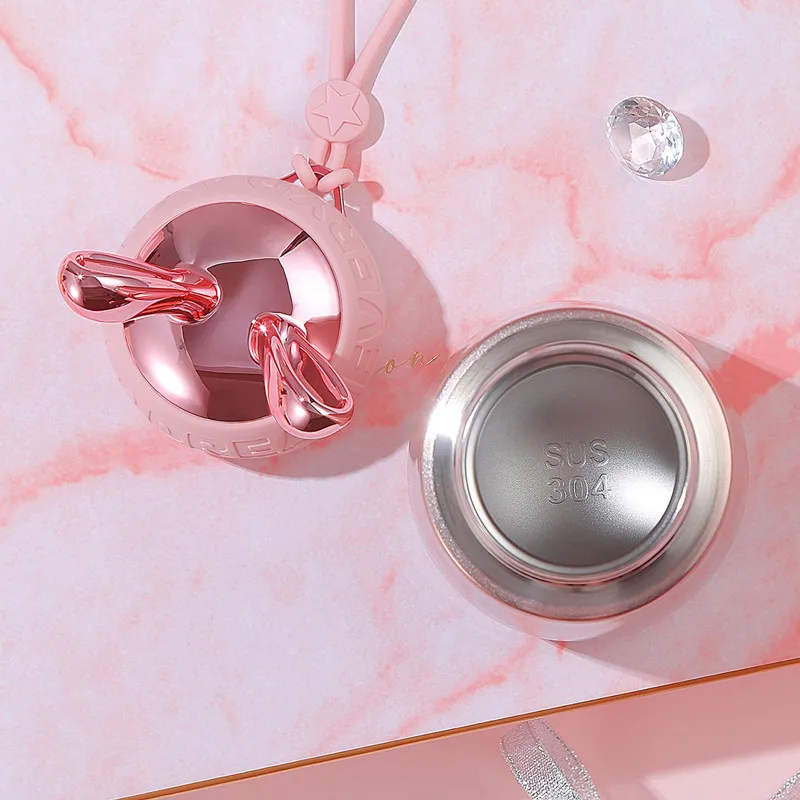 Горячая Распродажа 300 мл мини Гальваническая Милая молочная вакуумная колба 304