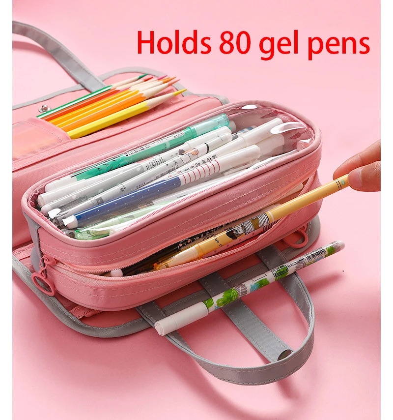 Студенческий Многофункциональный многослойный большой емкости чехол для ручки