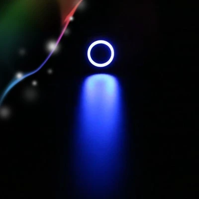 16 мм металлический кнопочный Водонепроницаемый Алюминий оксид черный