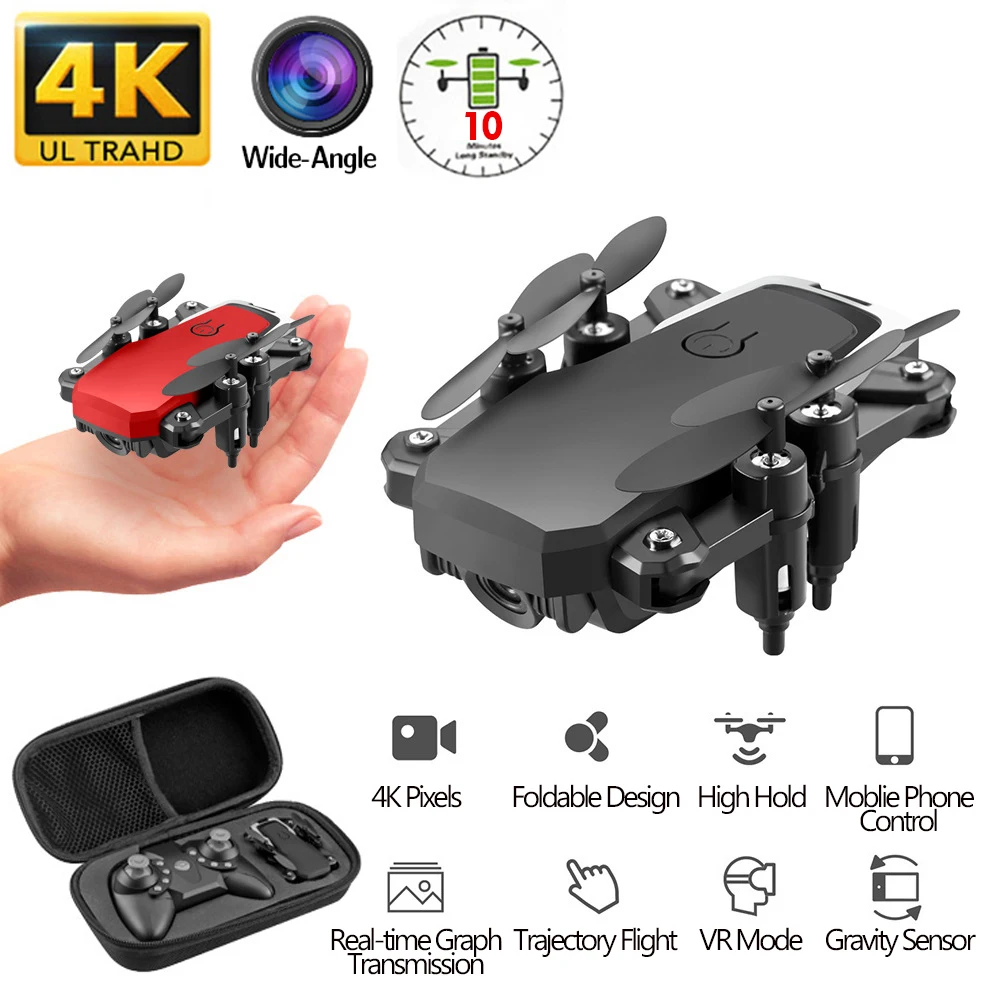 RC 4K мини-Дрон с HD камерой 1080P Высокое удержание Квадрокоптер вертолет Дрон