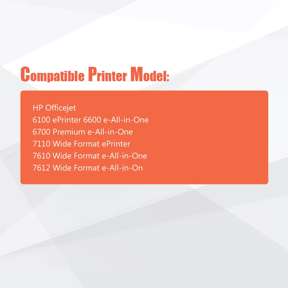 20 штук 932XL 933 932 933XL совместимый чернильный картридж для HP Officejet 6100 ePrinter 6600 6700