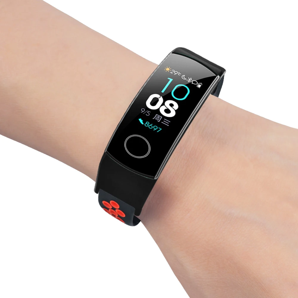 Спортивный ремешок для Honor Band 5 ремешок силиконовый дышащий браслет для группы Honor 5 сменный браслет наручных часов браслет для Honor Band 4