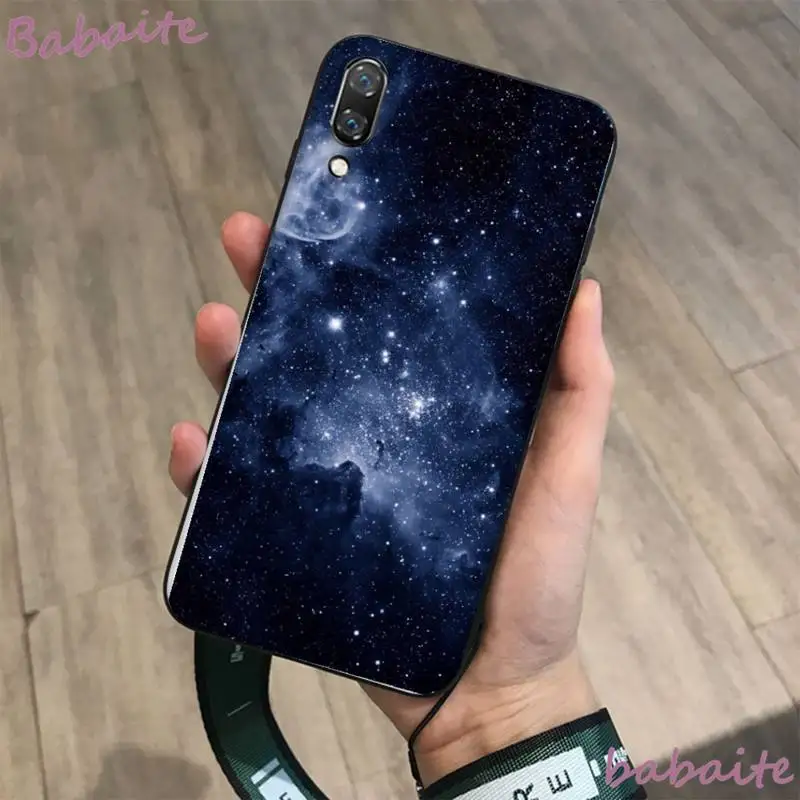 

Babaite sky Space star moon Phone Cover for Huawei p30 lite p10 lite p40 lite p30 pro p smart2019 Honor8X 8A 10 Lite 20 8lite