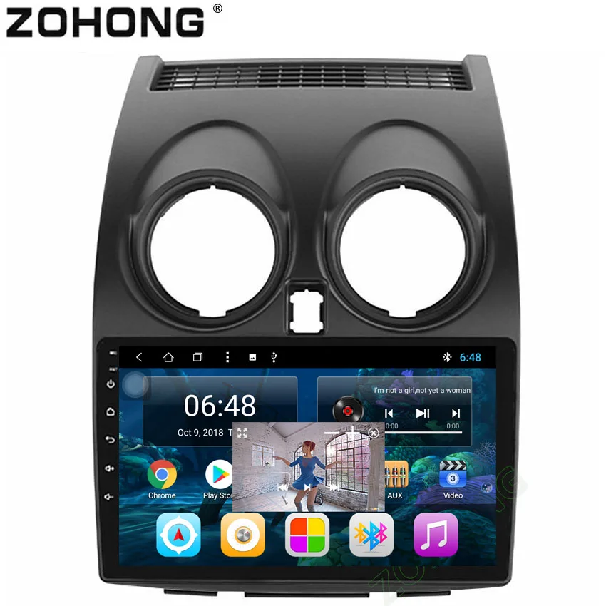 2.5D " Octa 8 ядра Android8.1 для Nissan Qashqai 2007 2008 2009 2010 2011 2012 2013 dvd-плеер GPS Радио Навигация BT WI-FI