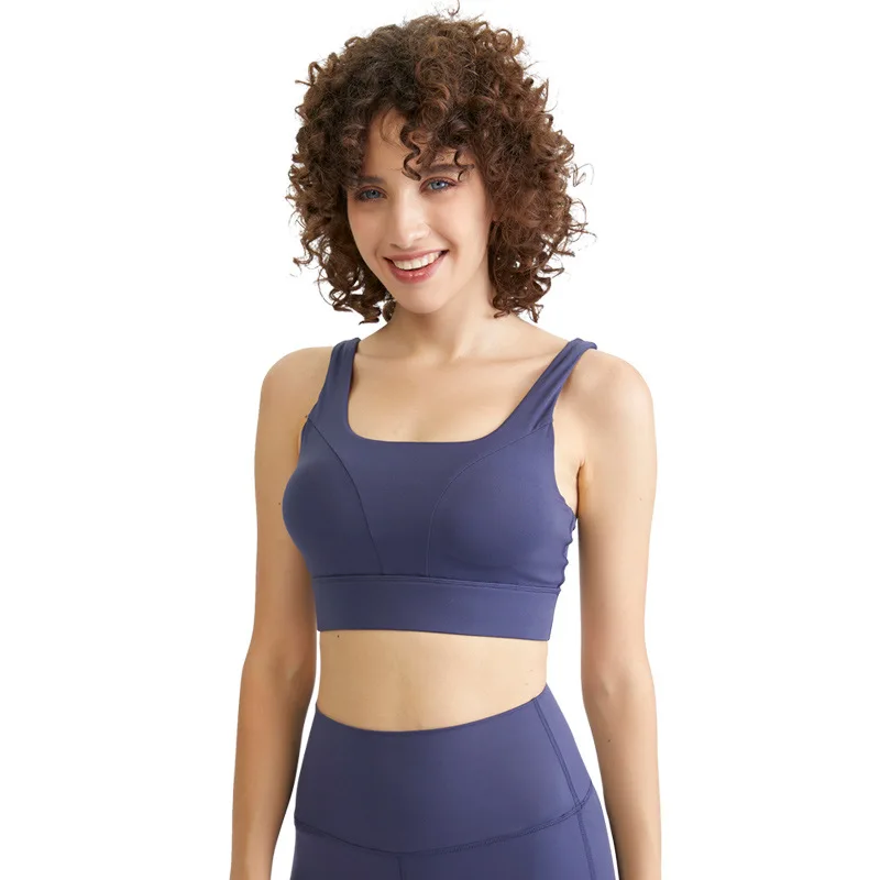 Women's Bra Fitness Women's Underwear Top Women Cropped Gym Sports Bra Without Bones Sexy Breathable Push Up Gym Top Harness Bra