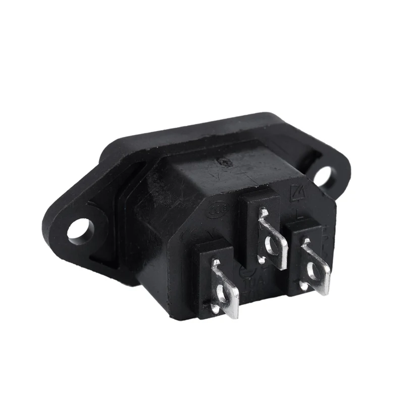 250V 10A AC Мощность гнездо Панель установленный IEC320 C14 3 терминала разъем 9 шт. |