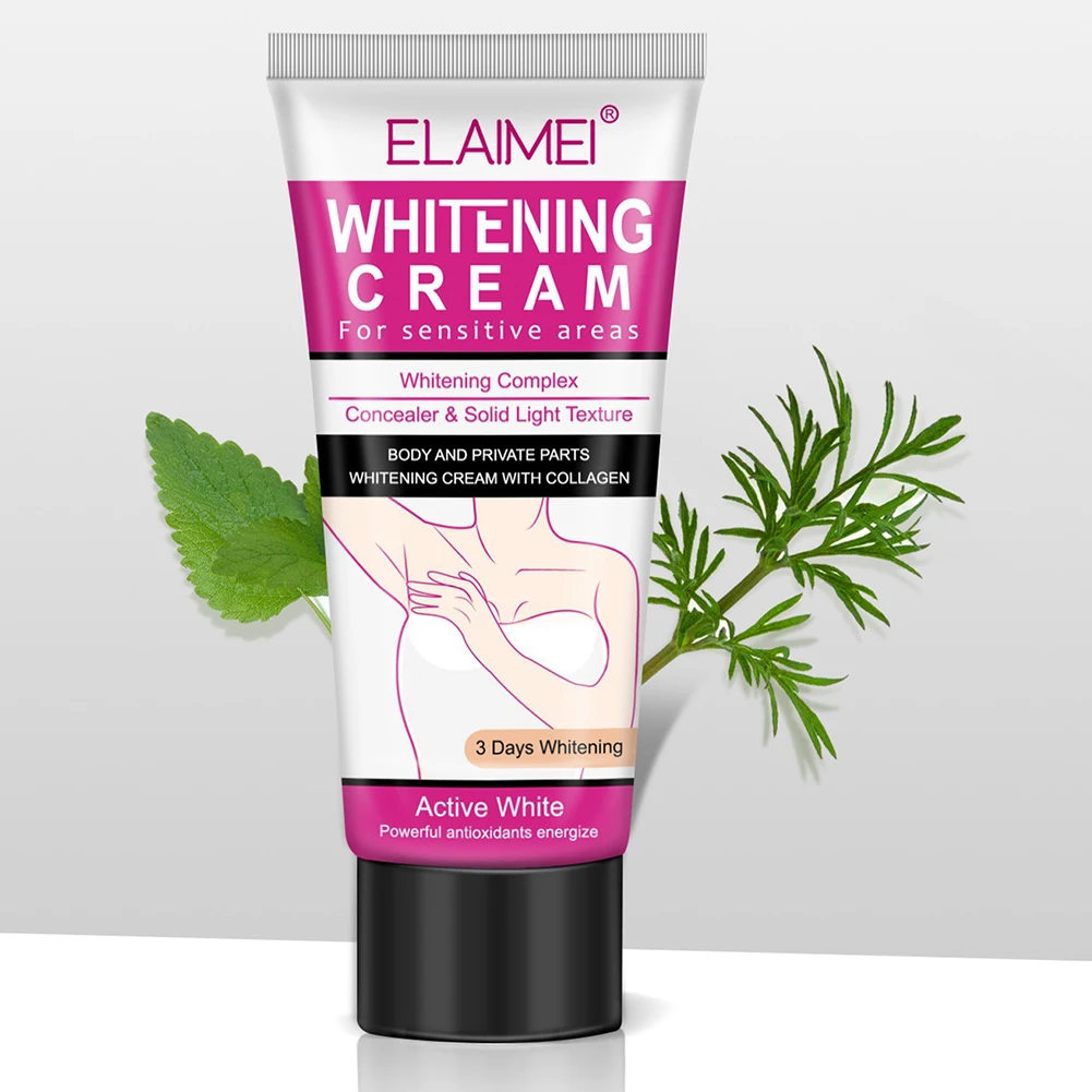 

Summer Private Parts Concealer Whitening Cream Body Legs Knees Collagen 60ml Cosmetics Lighten Melanin Armpit Underarm Hide Pore