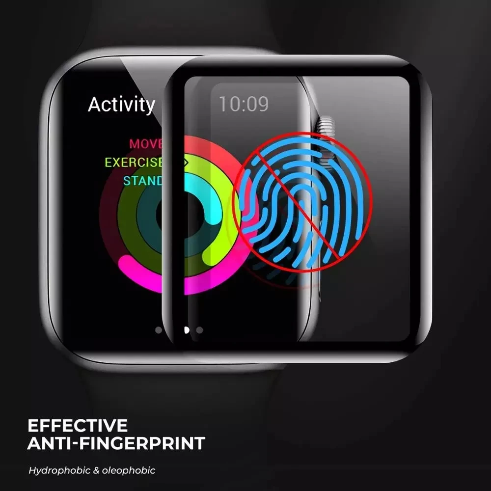Мягкое закаленное стекло для Apple Watch 7 41 45 мм SE 4 5 6 40 44 Защитная пленка экрана iWatch 3 2 1