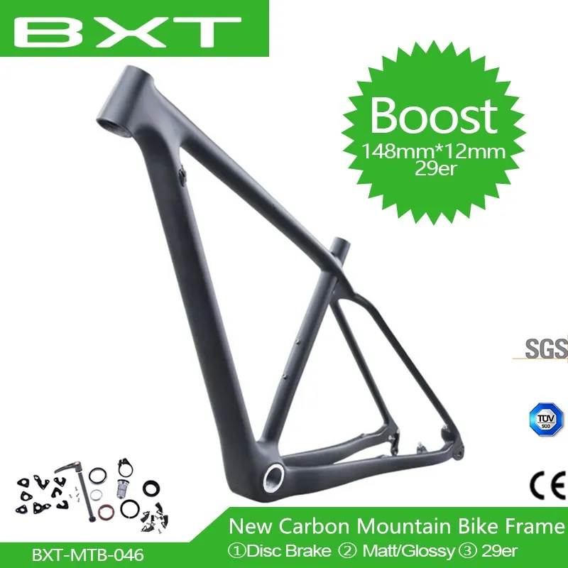 29er T800 полная рама карбоновая для горного велосипеда 148*12 мм MTB BOOST углеродная рама для велосипеда части BSA