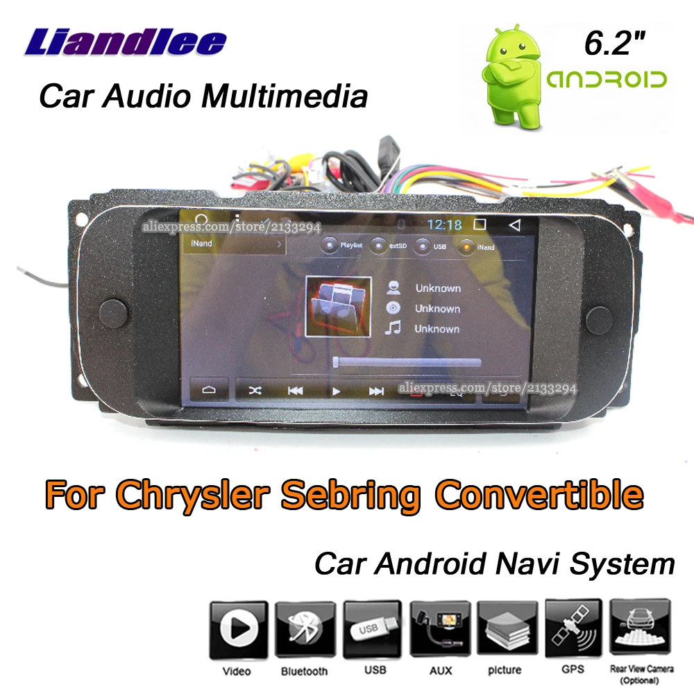 Автомобильная Мультимедийная система Android для кабриолета Chrysler Sebring 2001-2006 радио